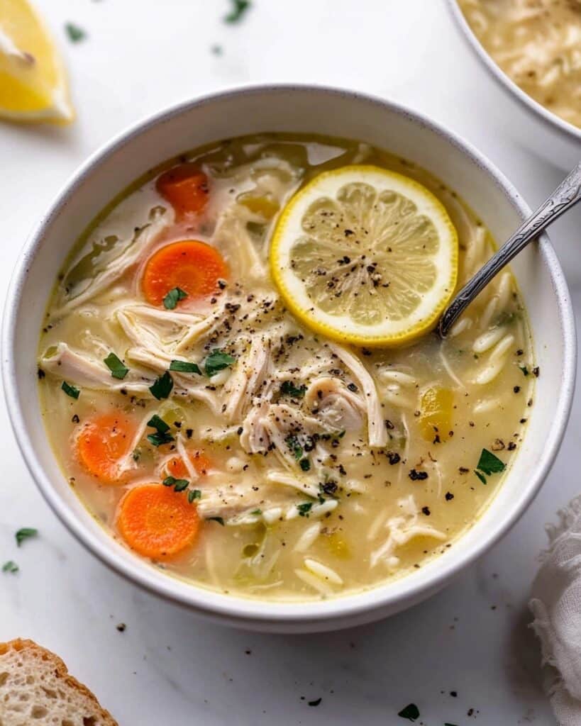 Creamy Chicken and Orzo Soup Recipe