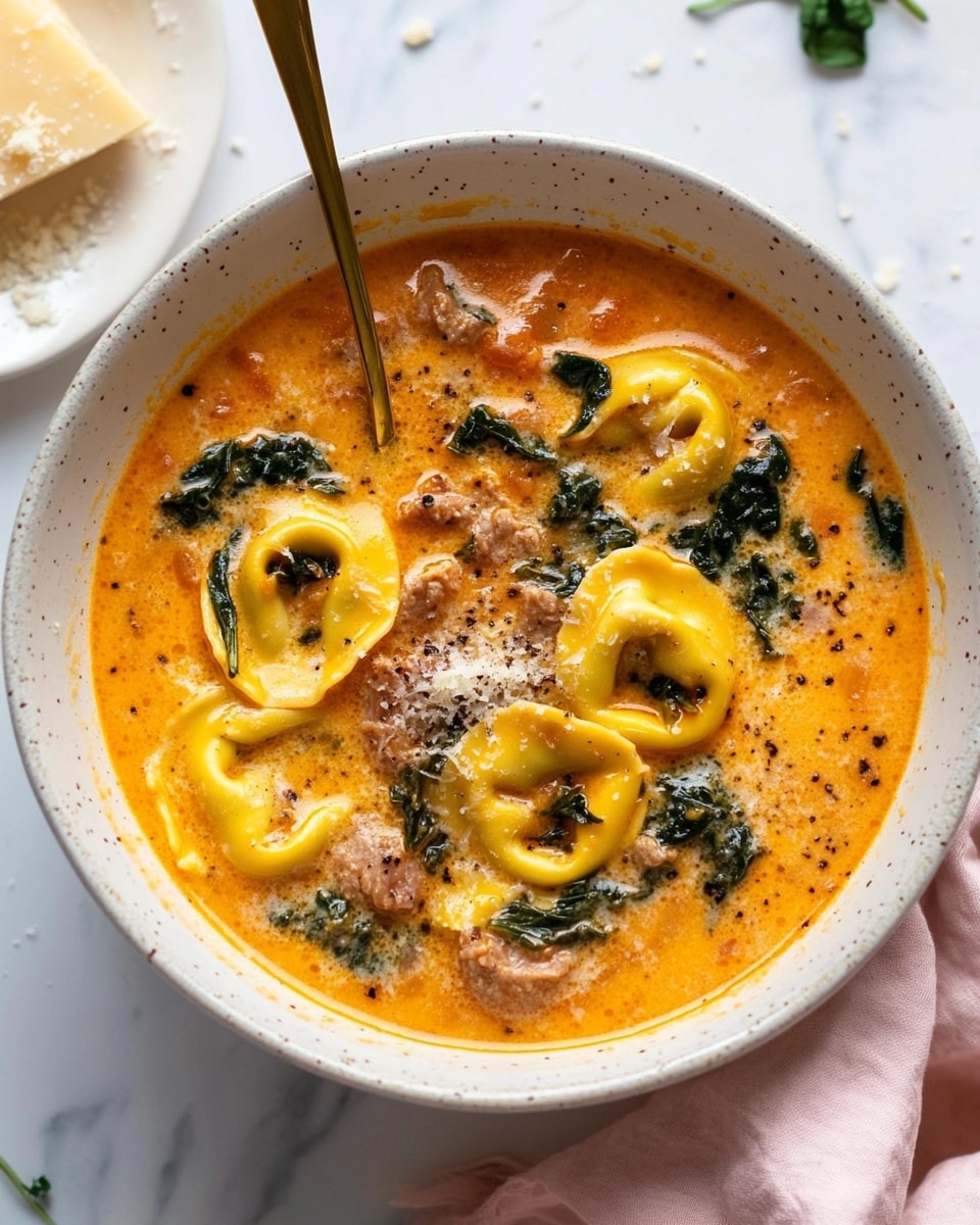 Butternut Squash and Sausage Tortellini Soup Recipe