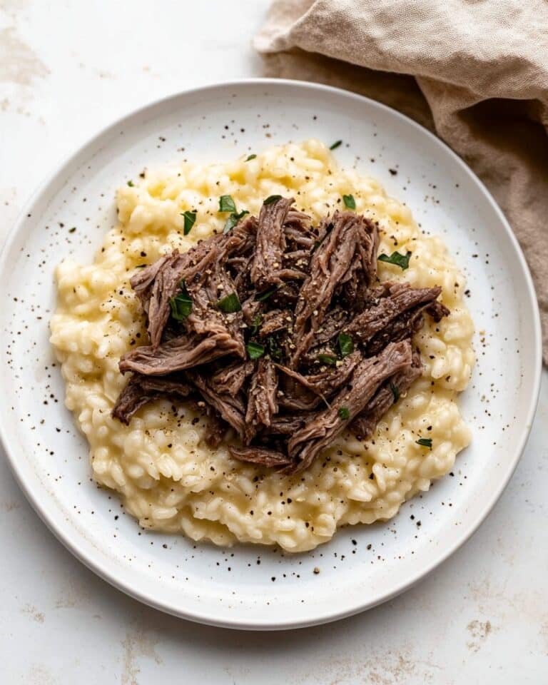 Braised Short Ribs with Charred Scallion Risotto Recipe
