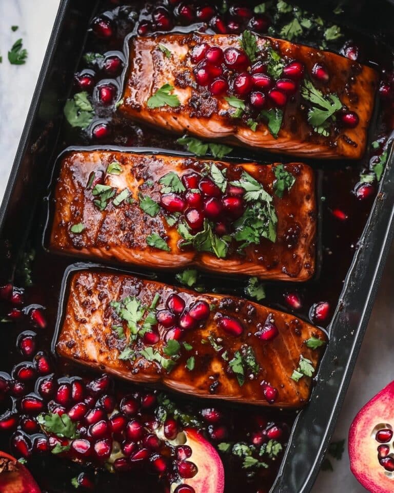 Sticky Pomegranate Salmon Recipe