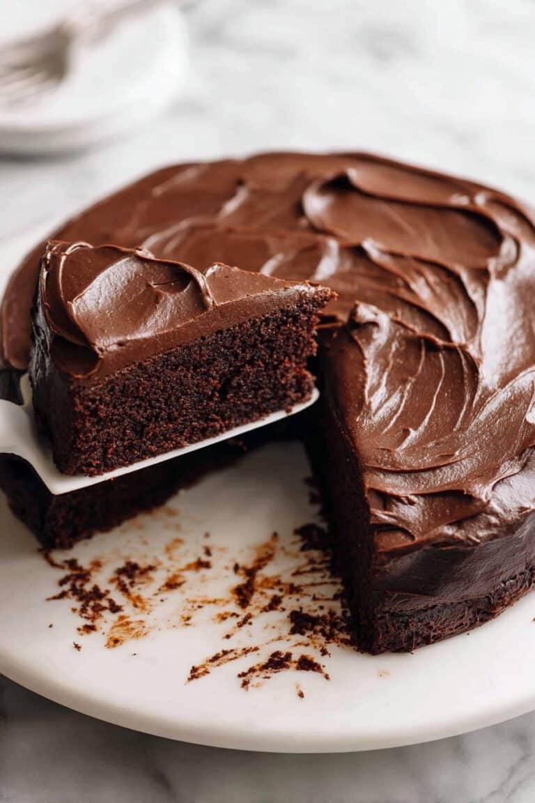 Easy Chocolate Fudge Cake Recipe