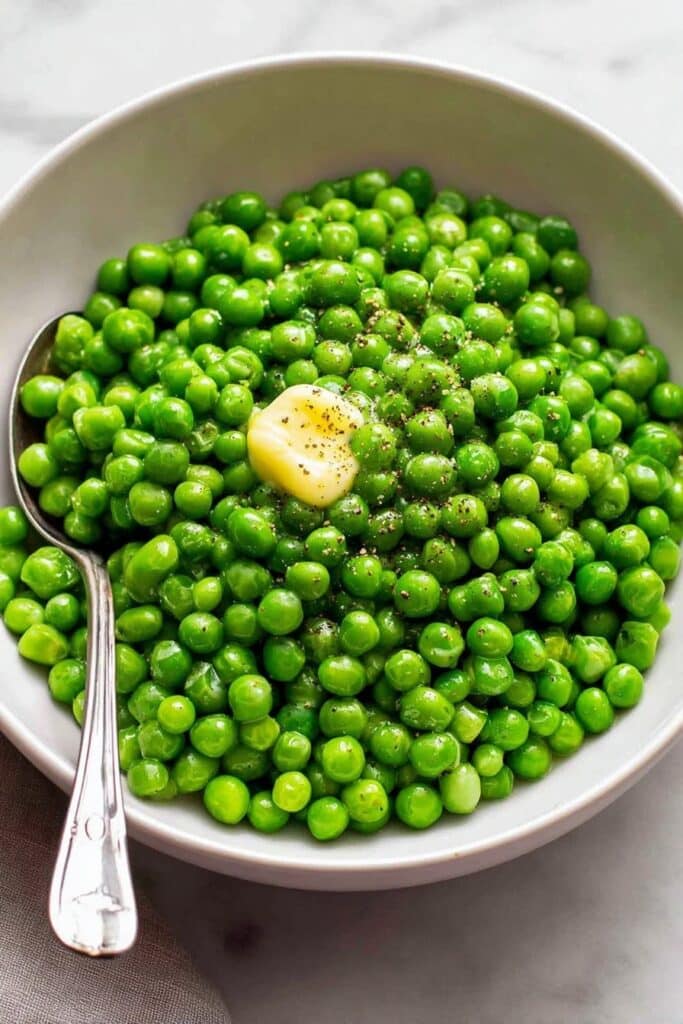 Garlic Buttered Peas Recipe