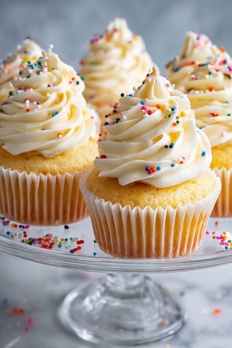 Moist Vanilla Cupcakes (Stay Fresh for 4 Days) Recipe