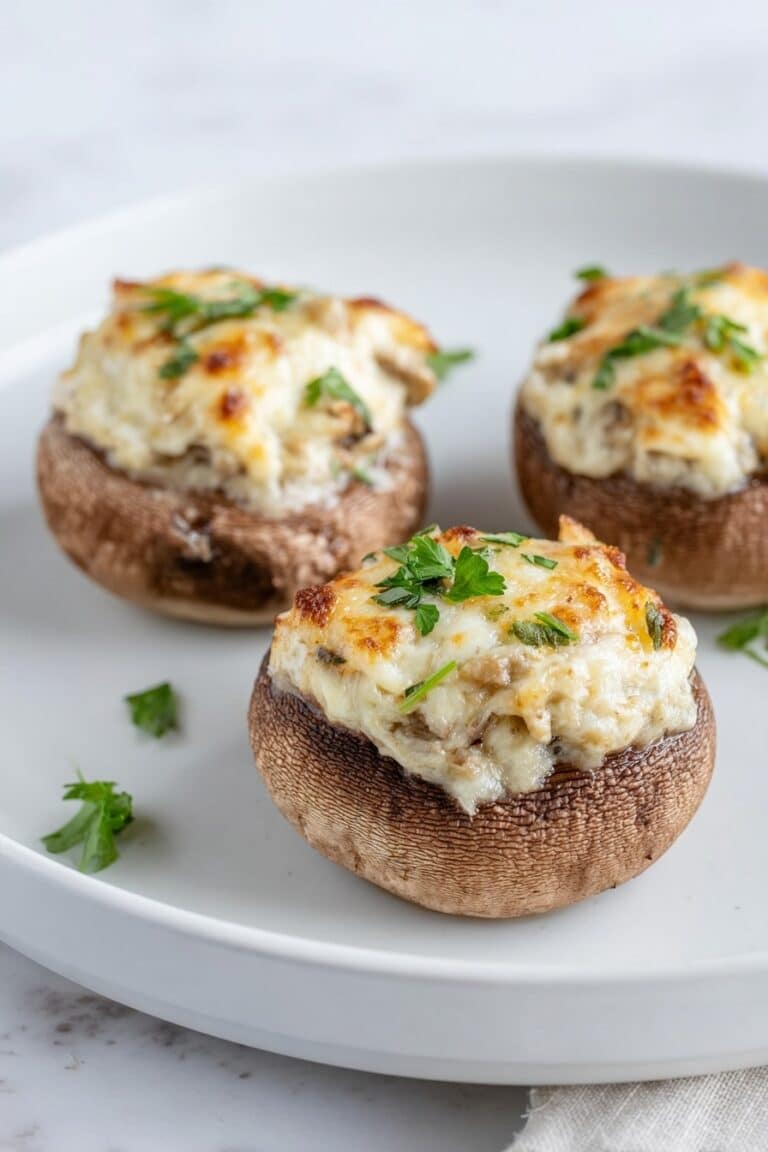 Artichoke Stuffed Mushrooms Recipe