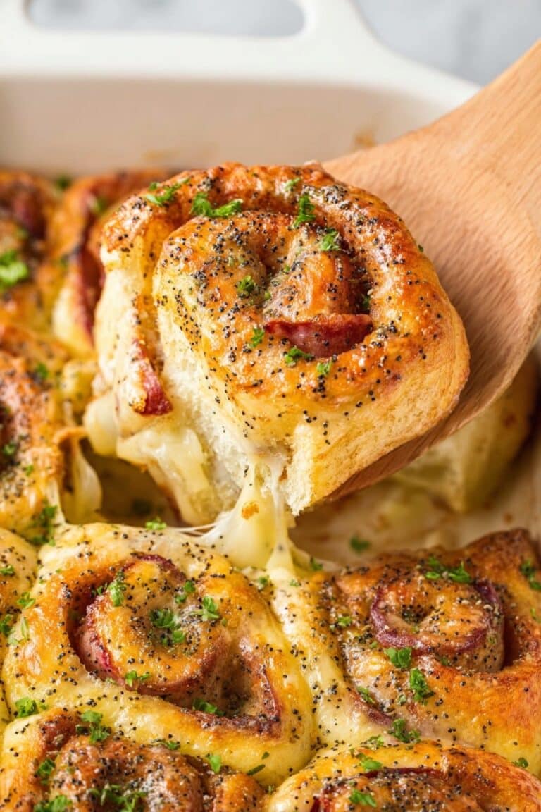 Ham and Cheese Pinwheels Recipe