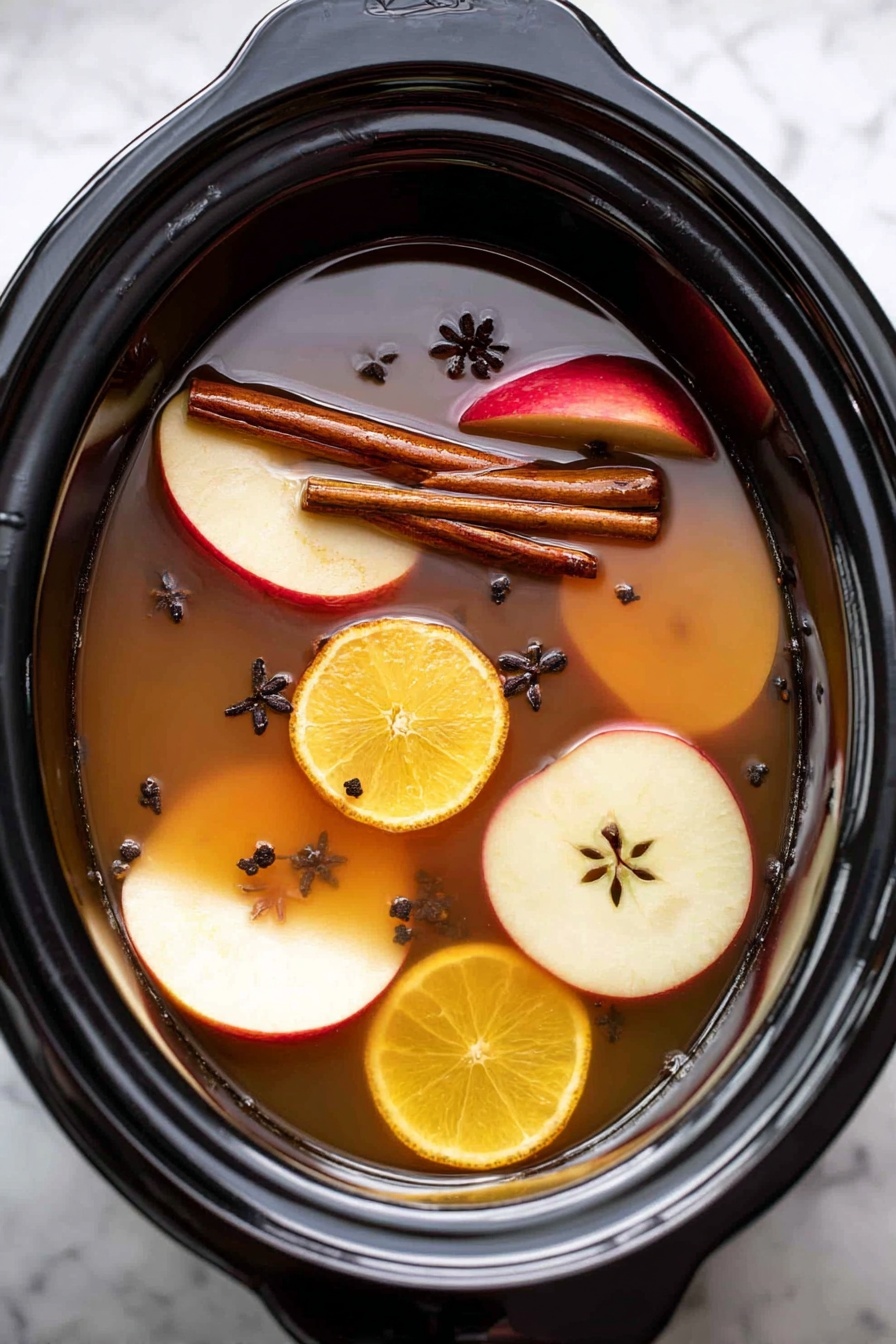 Easy Crockpot Apple Cider Recipe - Serving Suggestion