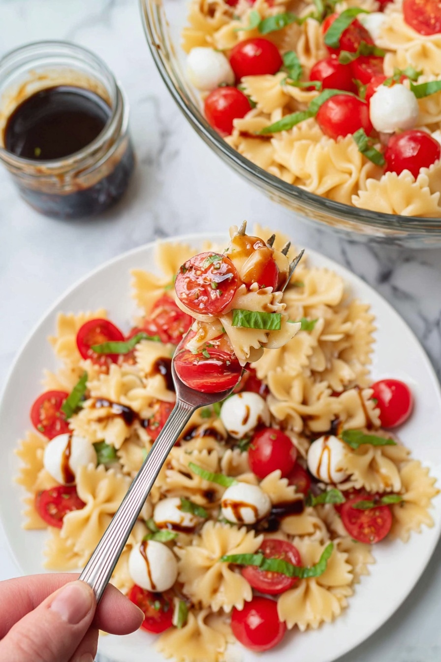 Caprese Pasta Salad with Balsamic Glaze Recipe - Recipe Step