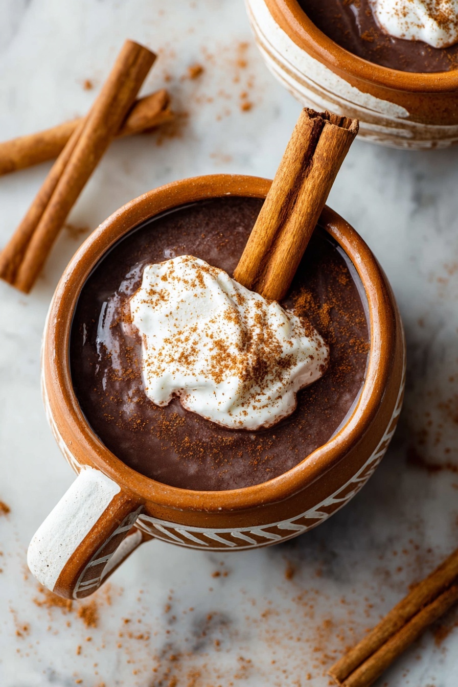 Mexican Hot Chocolate Recipe - Serving Suggestion