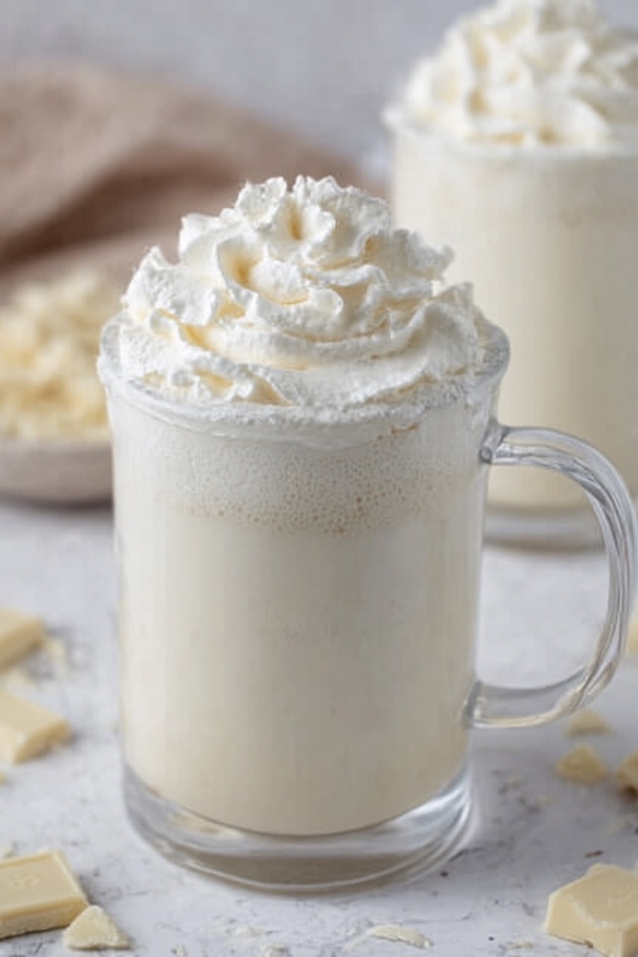Creamy White Hot Chocolate Recipe - Recipe Step