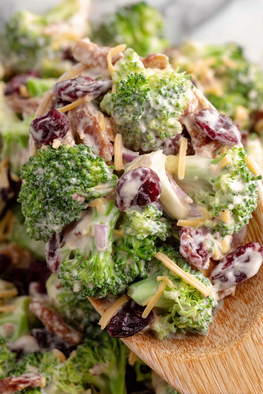 Easy Broccoli Salad with Bacon and Cheddar Recipe - Recipe Step