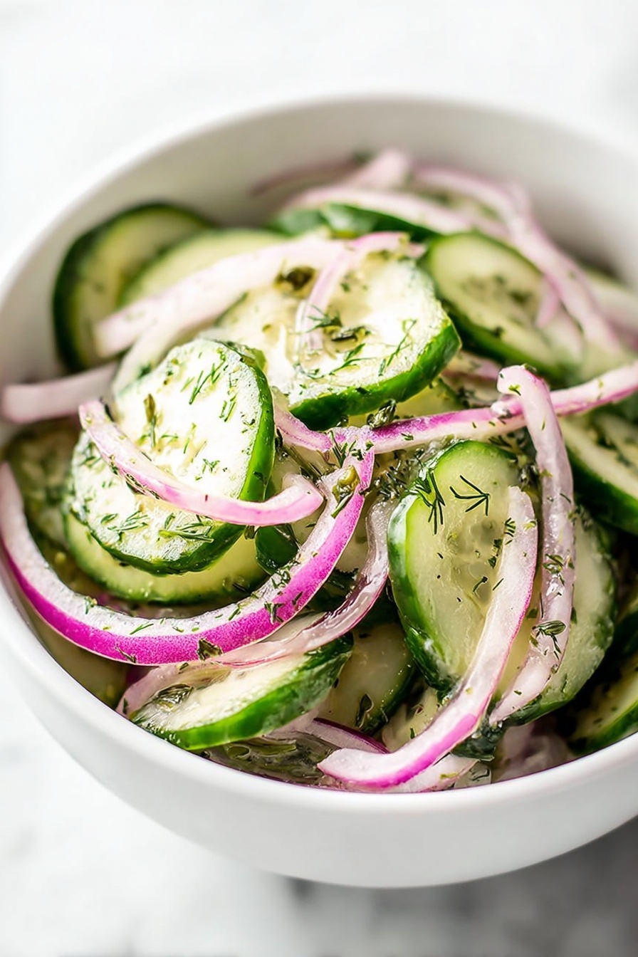 Refreshing Cucumber Salad with Dill Recipe - Recipe Step