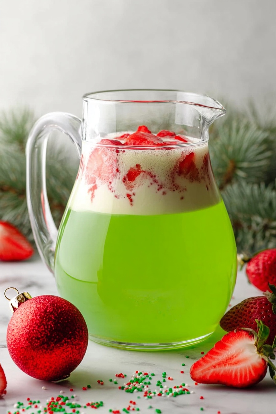 Grinch Punch Recipe with Lime Sherbet Recipe - Recipe Step