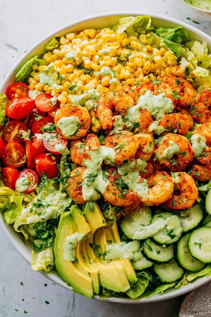 Blackened Shrimp and Corn Salad Recipe