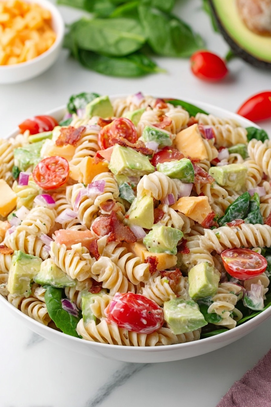 BLT Pasta Salad with Bacon and Avocado Recipe - Recipe Step