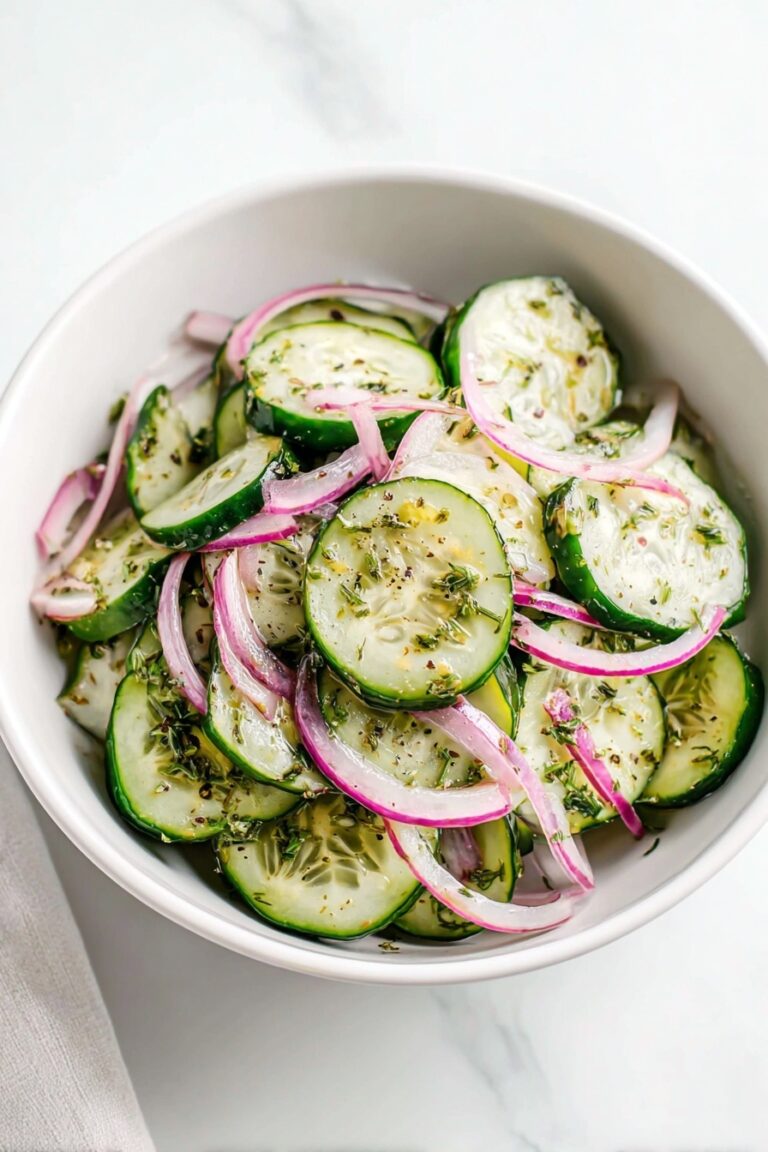 Refreshing Cucumber Salad with Dill Recipe