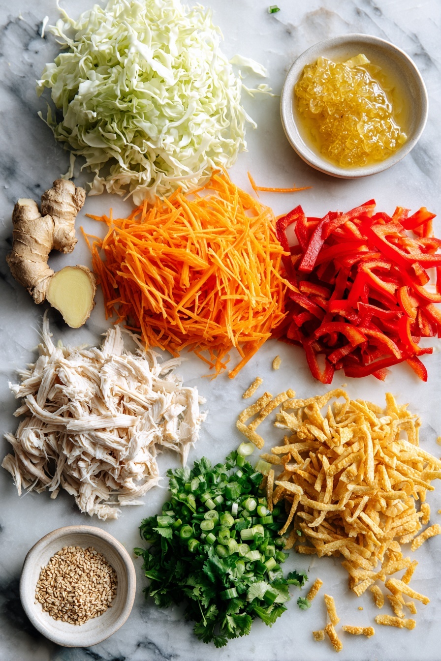 Crunchy Thai Chicken Salad Recipe - Ingredients