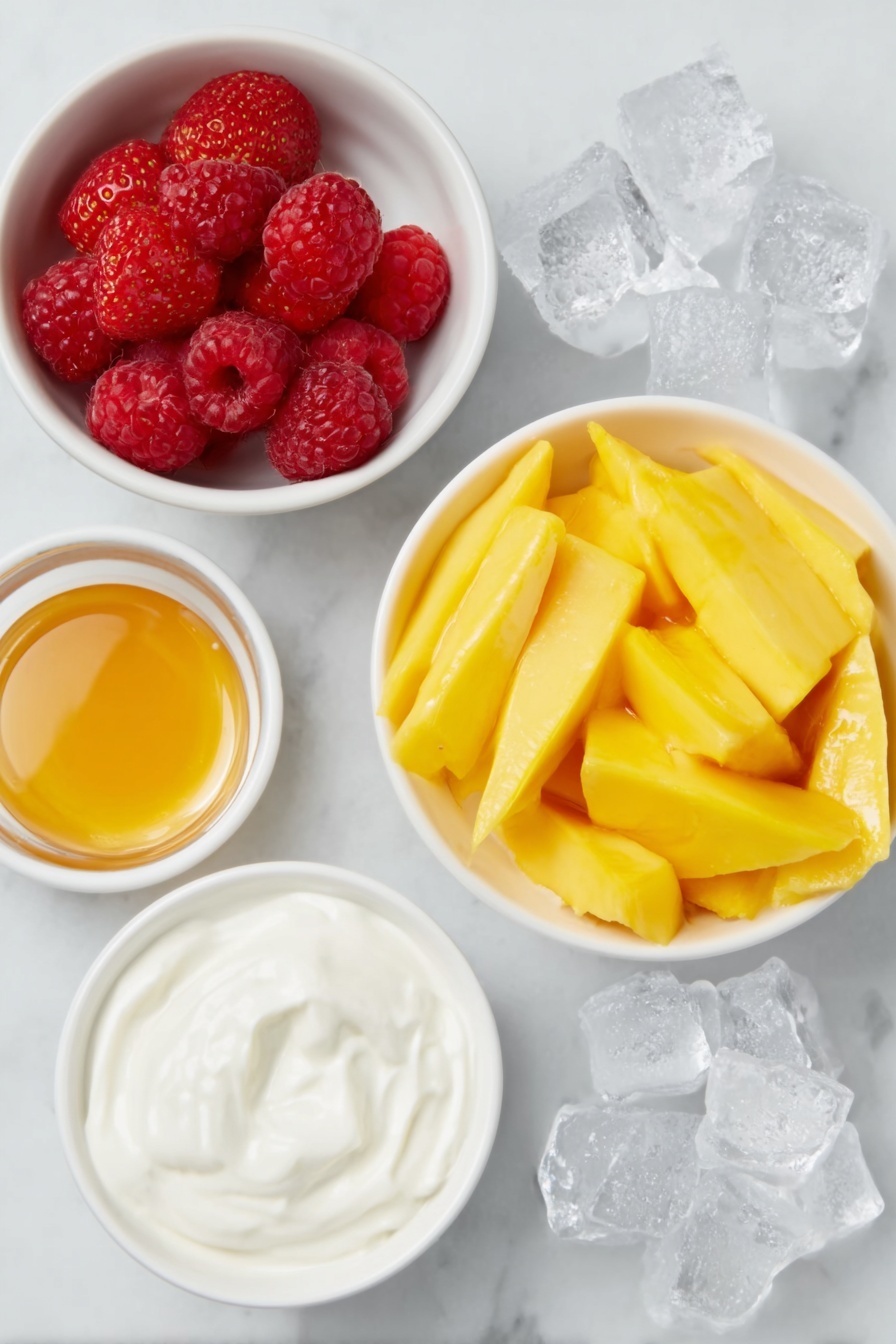 Refreshing Strawberry Mango Smoothie Recipe - Ingredients