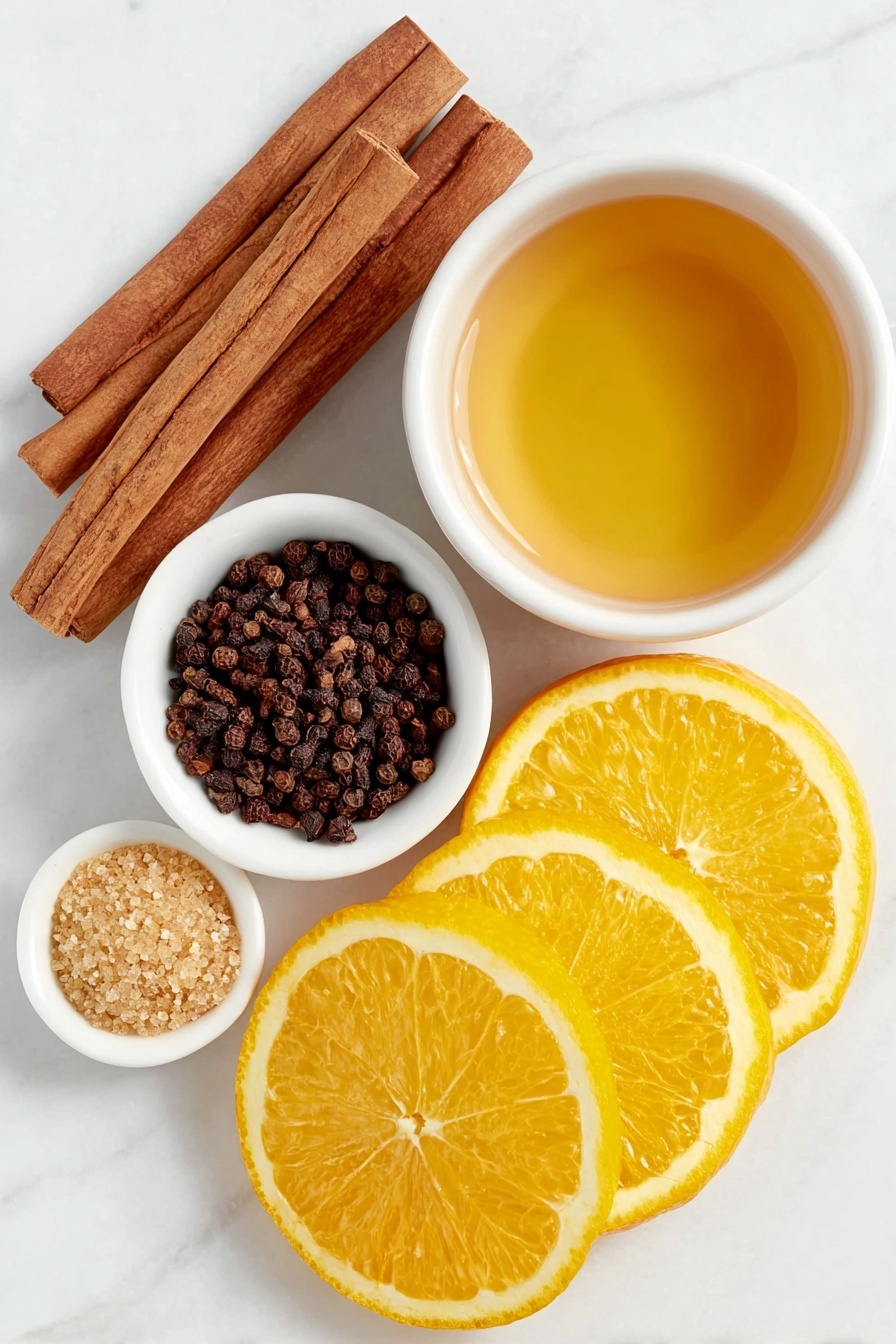 Easy Crockpot Apple Cider Recipe - Ingredients