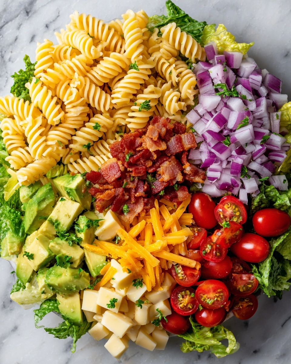 BLT Pasta Salad with Bacon and Avocado Recipe - Ingredients