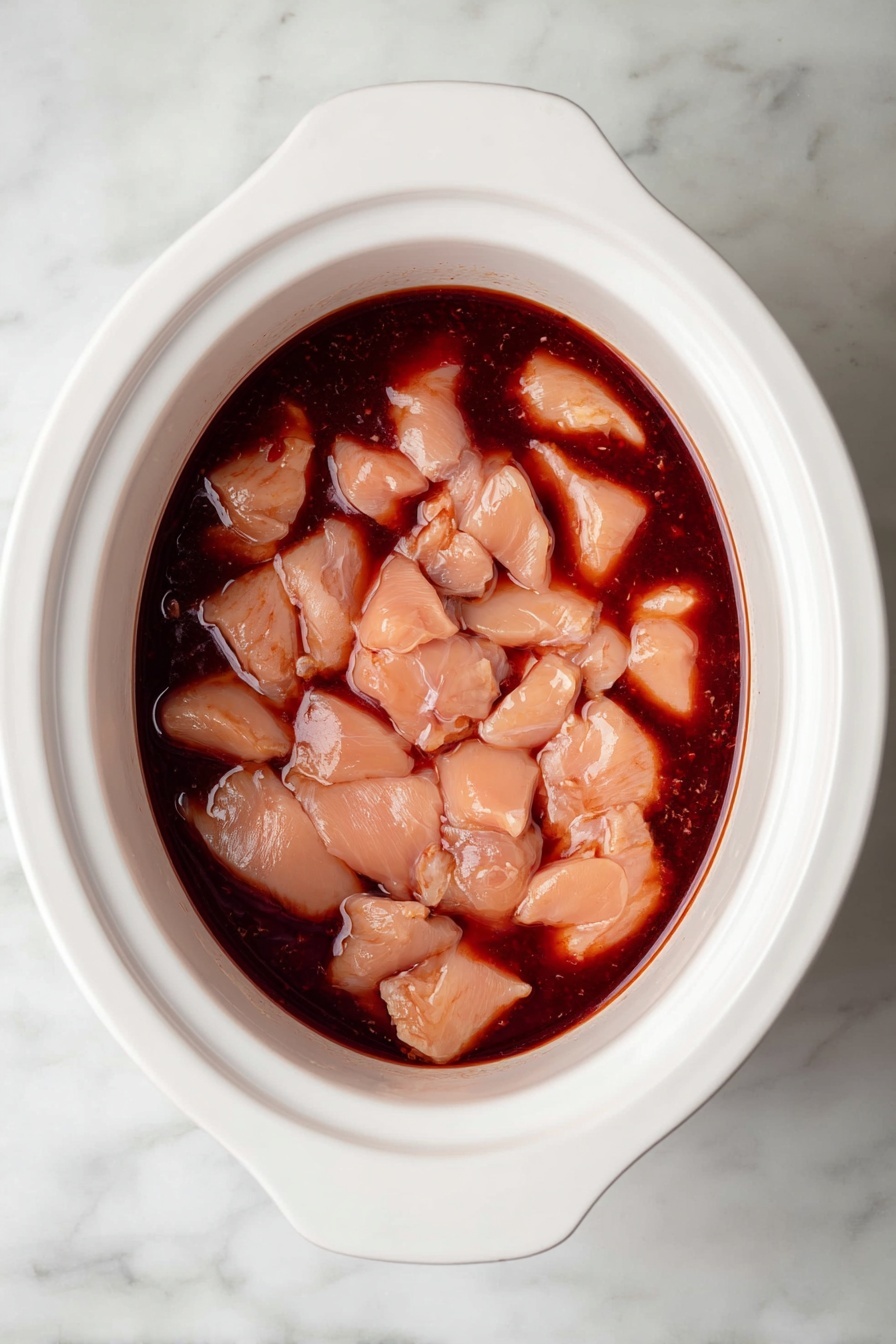 Slow Cooker Honey Sriracha Chicken Recipe - Recipe Step