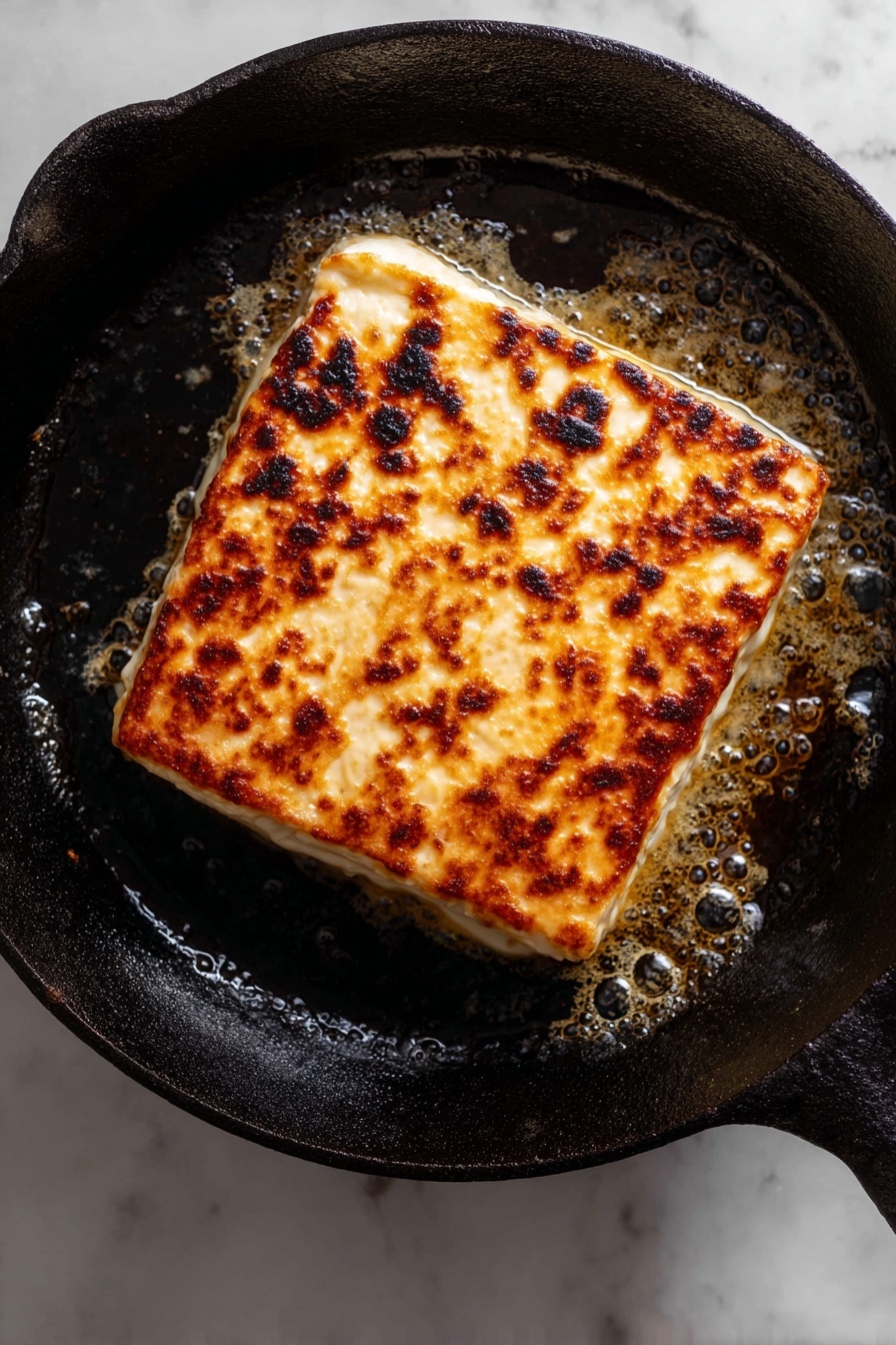 Grilled Feta with Chimichurri and Pistachios Recipe - Recipe Step