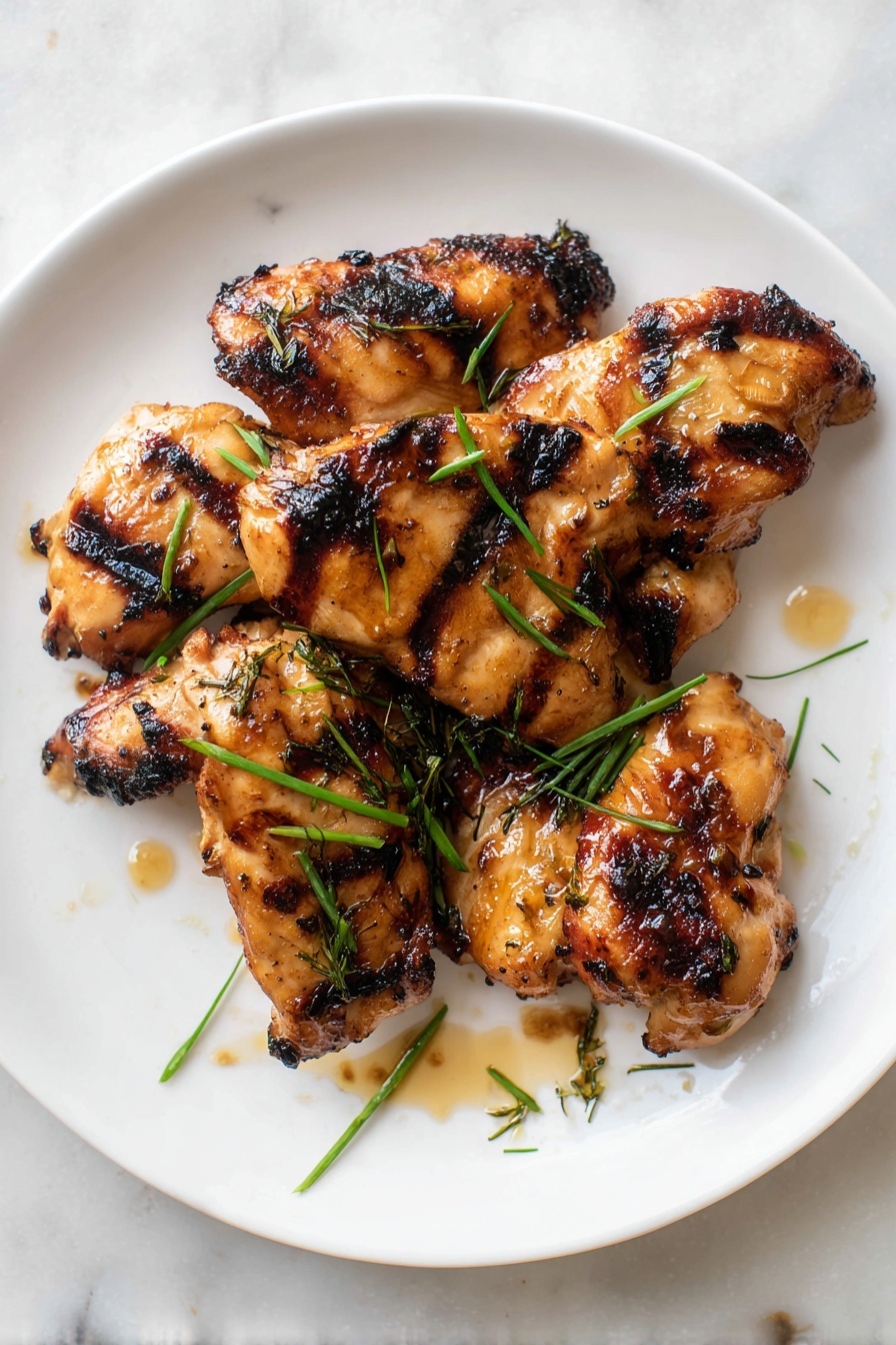 Grilled Honey Butter Chicken Recipe - Serving Suggestion