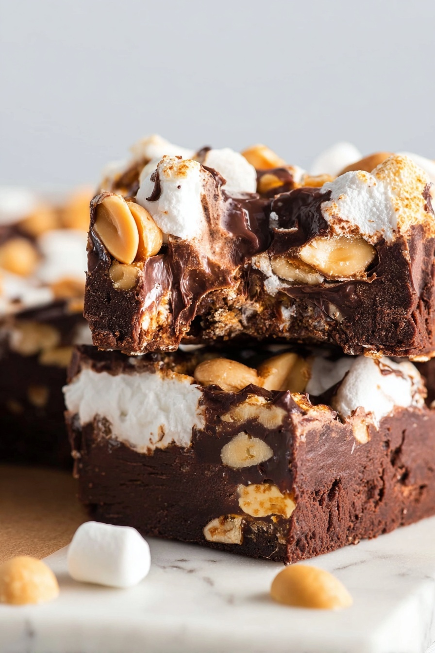 Easy Rocky Road Fudge Recipe - Recipe Image