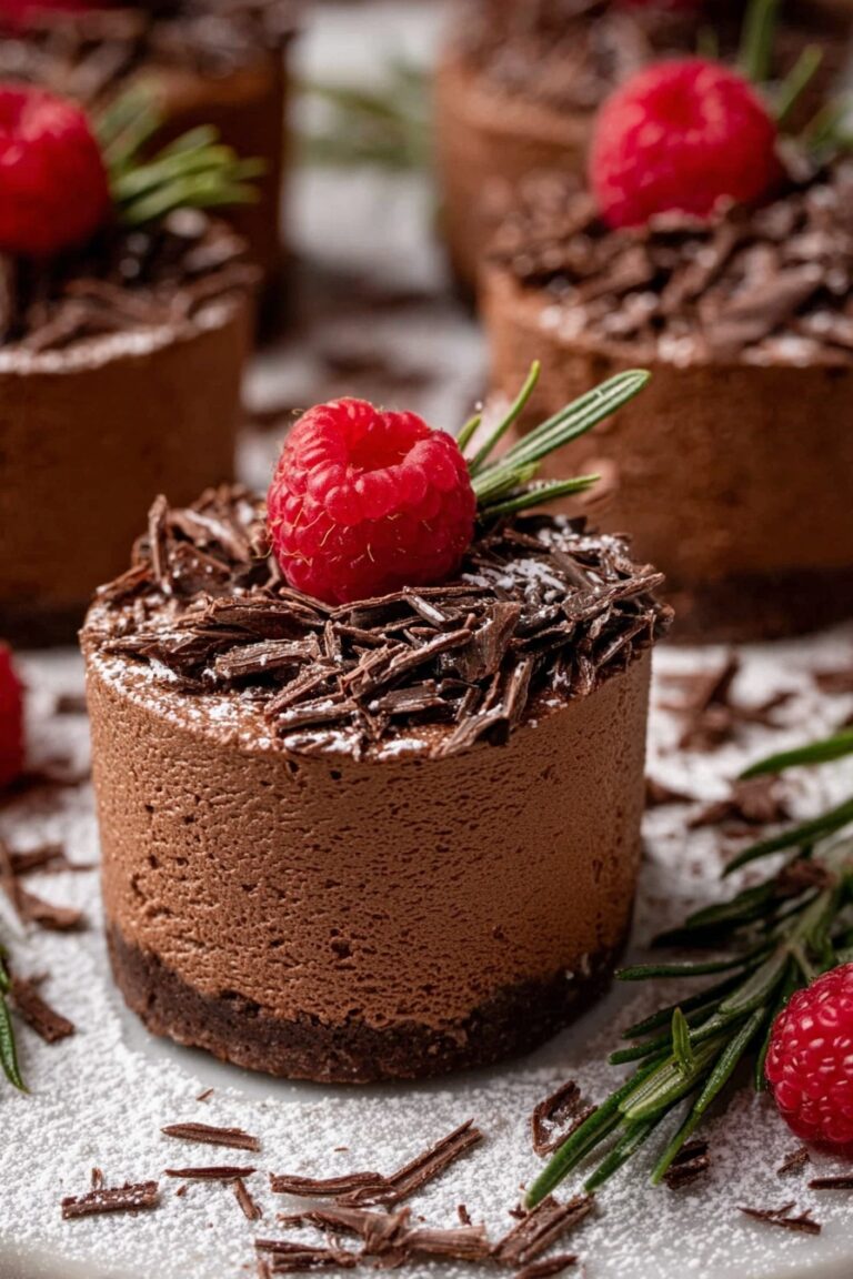 Mini Chocolate Cakes with Buttercream Recipe