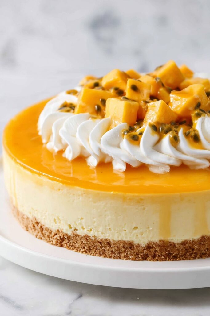 No Bake Mango Cheesecake Recipe