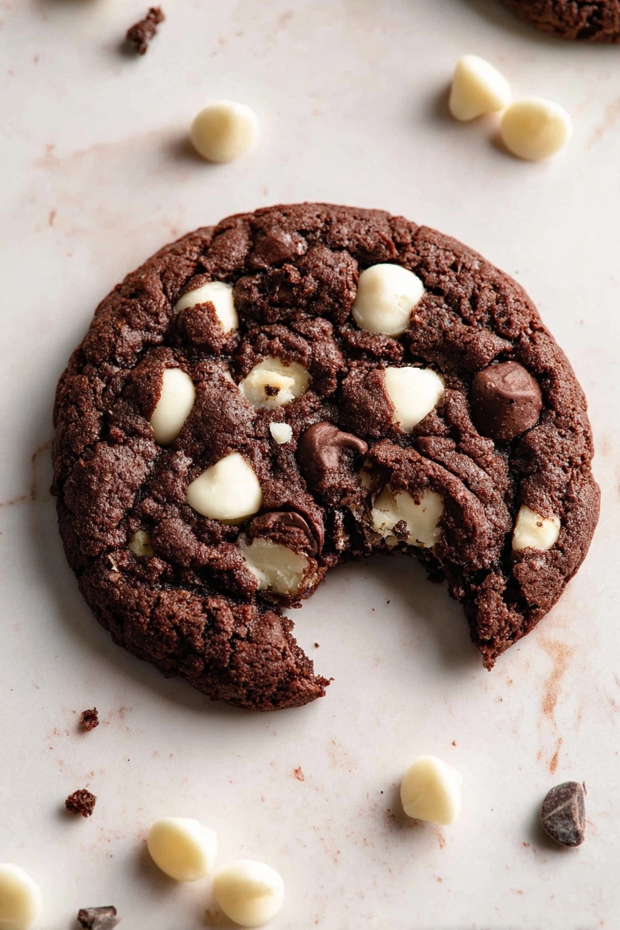 Double Chocolate White Chip Cookies Recipe - Serving Suggestion