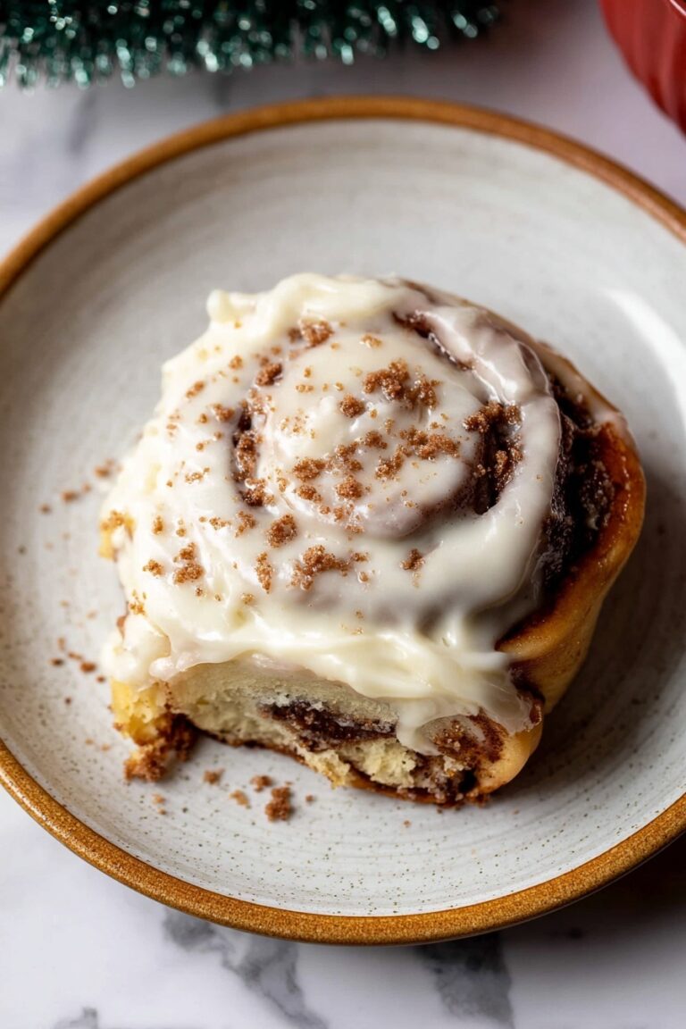 Eggnog Cinnamon Rolls Recipe