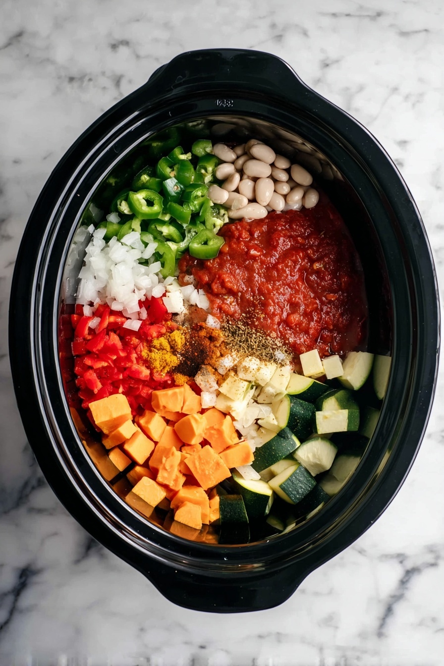 Vegetarian Slow Cooker Chili Recipe - Recipe Step