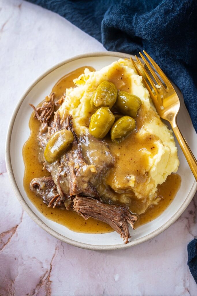 Slow Cooker Mississippi Pot Roast Recipe