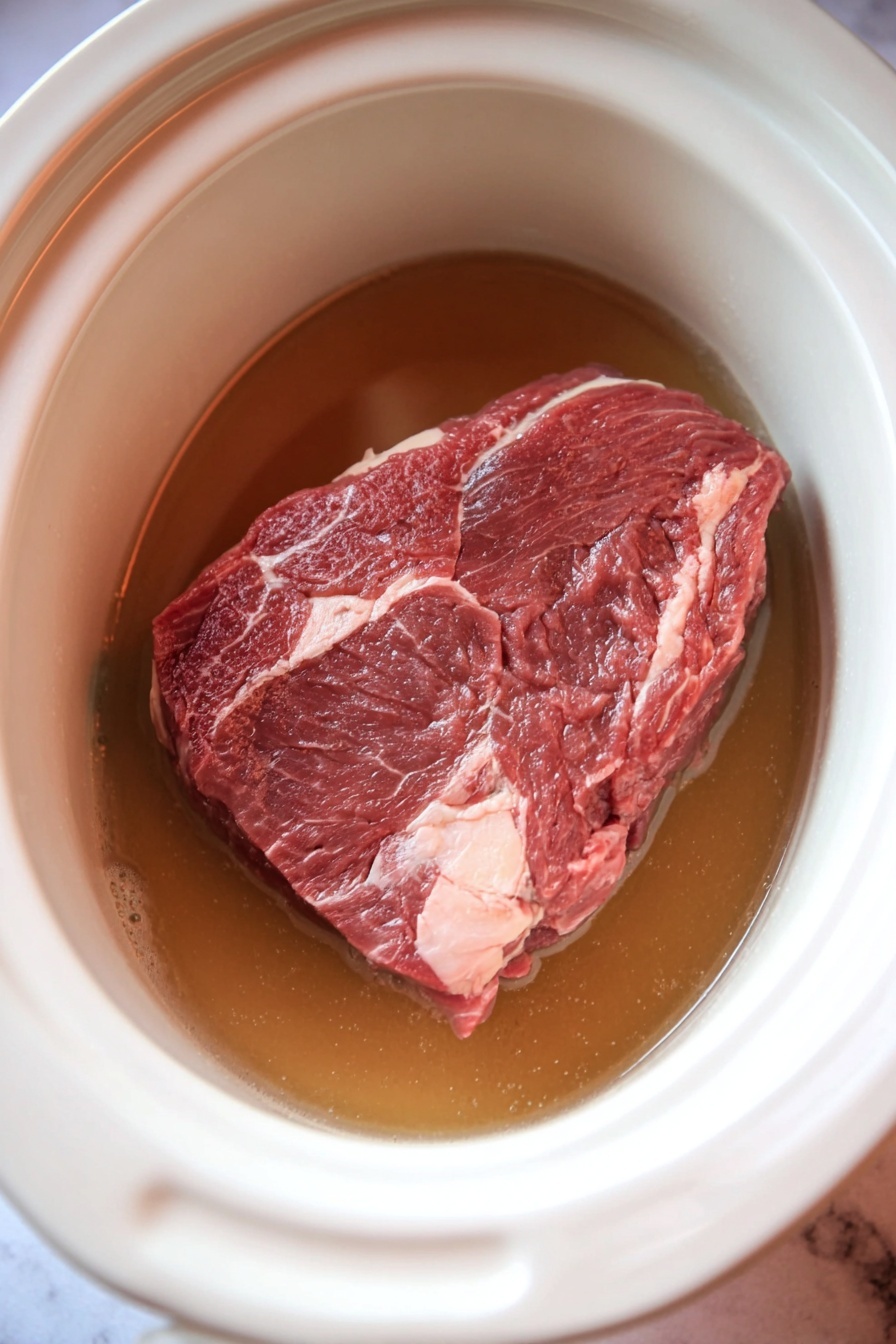 Slow Cooker Mississippi Pot Roast Recipe - Recipe Step