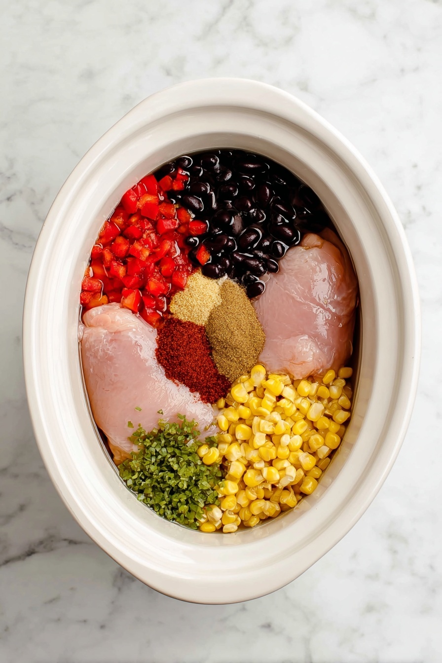 Slow Cooker Mexican Chicken Recipe - Recipe Step