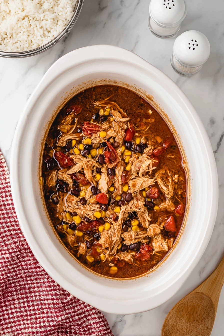 Slow Cooker Mexican Chicken Recipe - Serving Suggestion