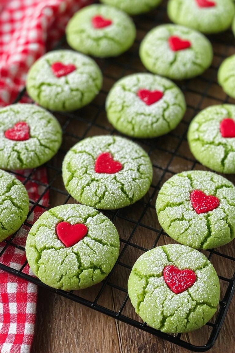 Grinch Cake Mix Cookies Recipe