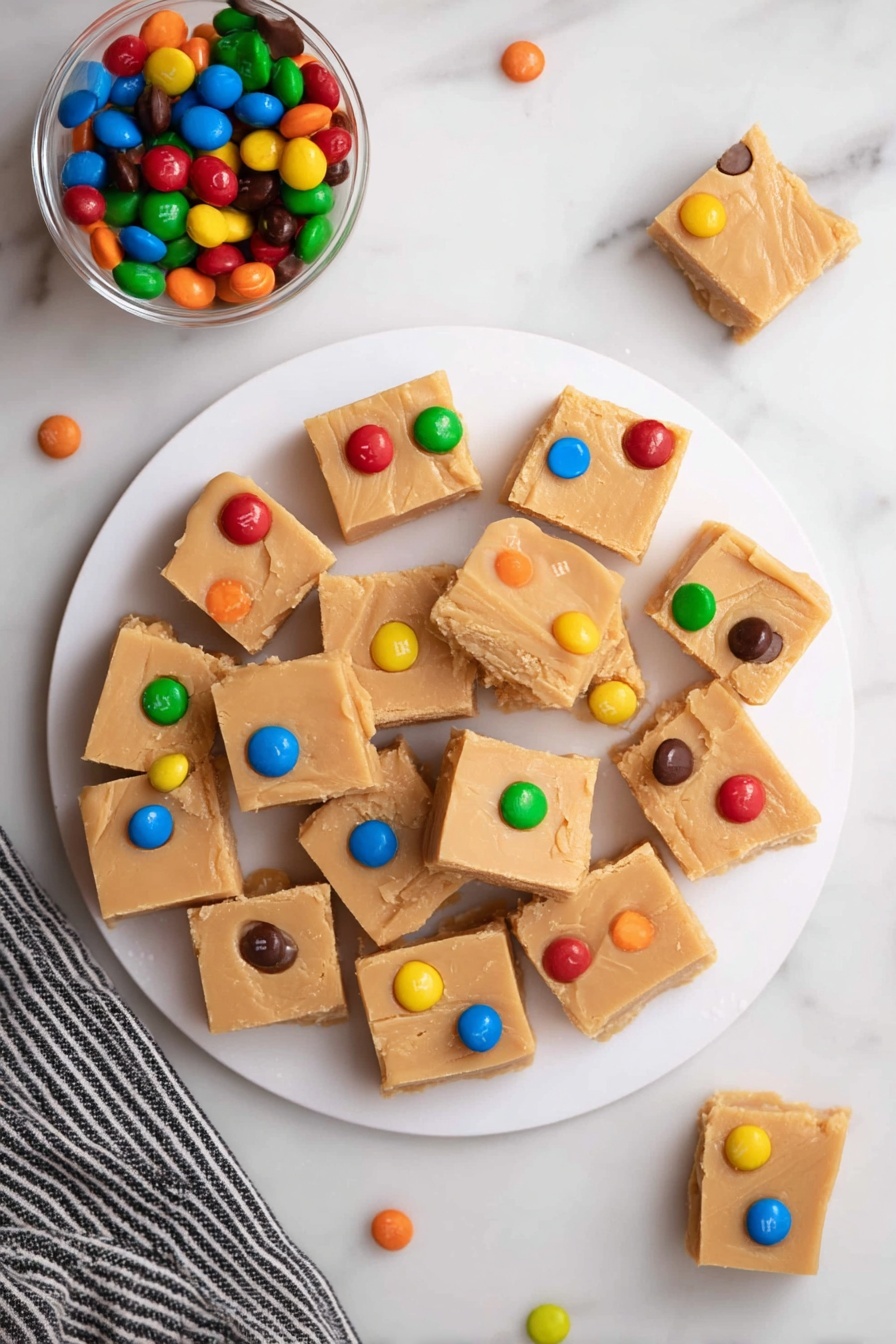 Easy Peanut Butter Fudge Recipe - Serving Suggestion