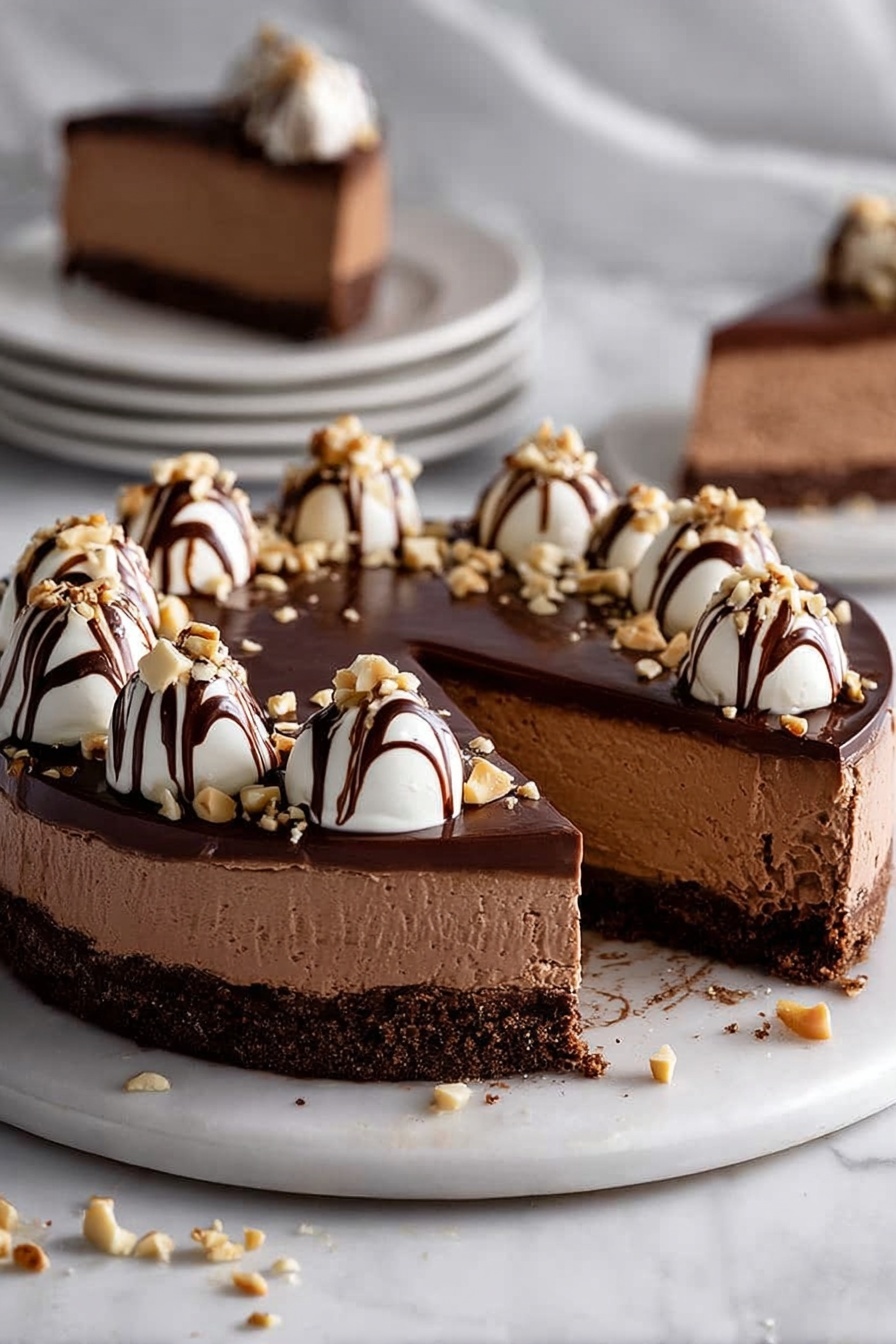 No-Bake Nutella Cheesecake Recipe - Recipe Step