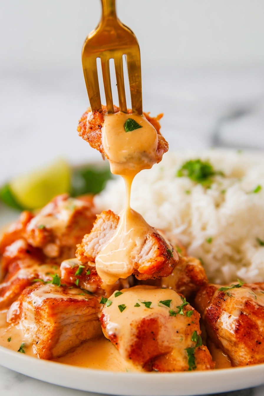 Slow Cooker Honey Sriracha Chicken Recipe - Serving Suggestion