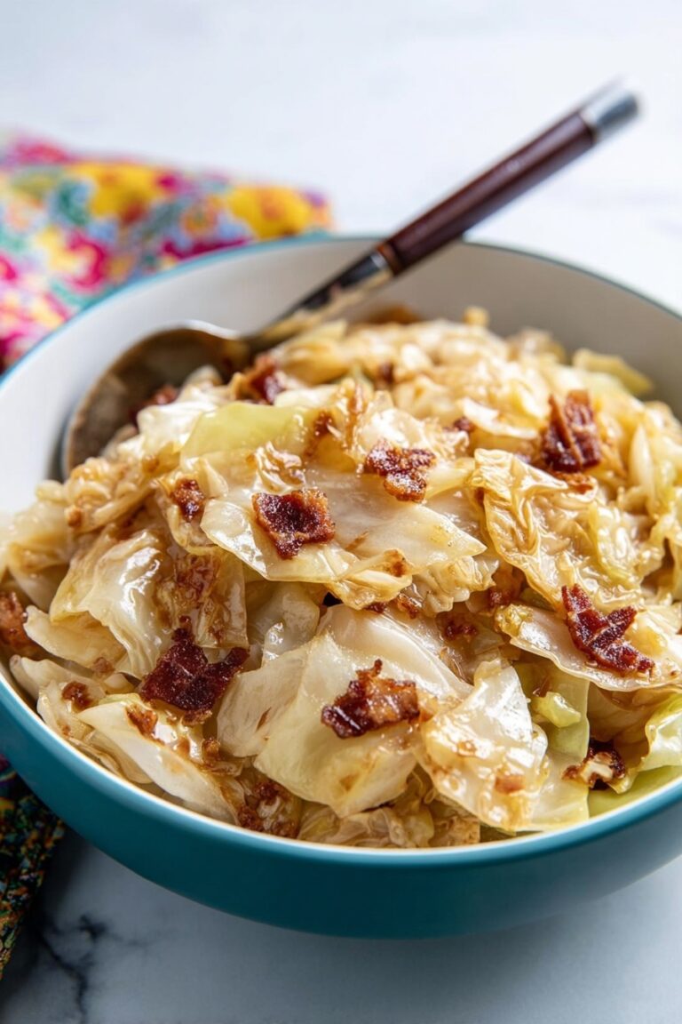 Slow Cooker Cabbage with Bacon Recipe