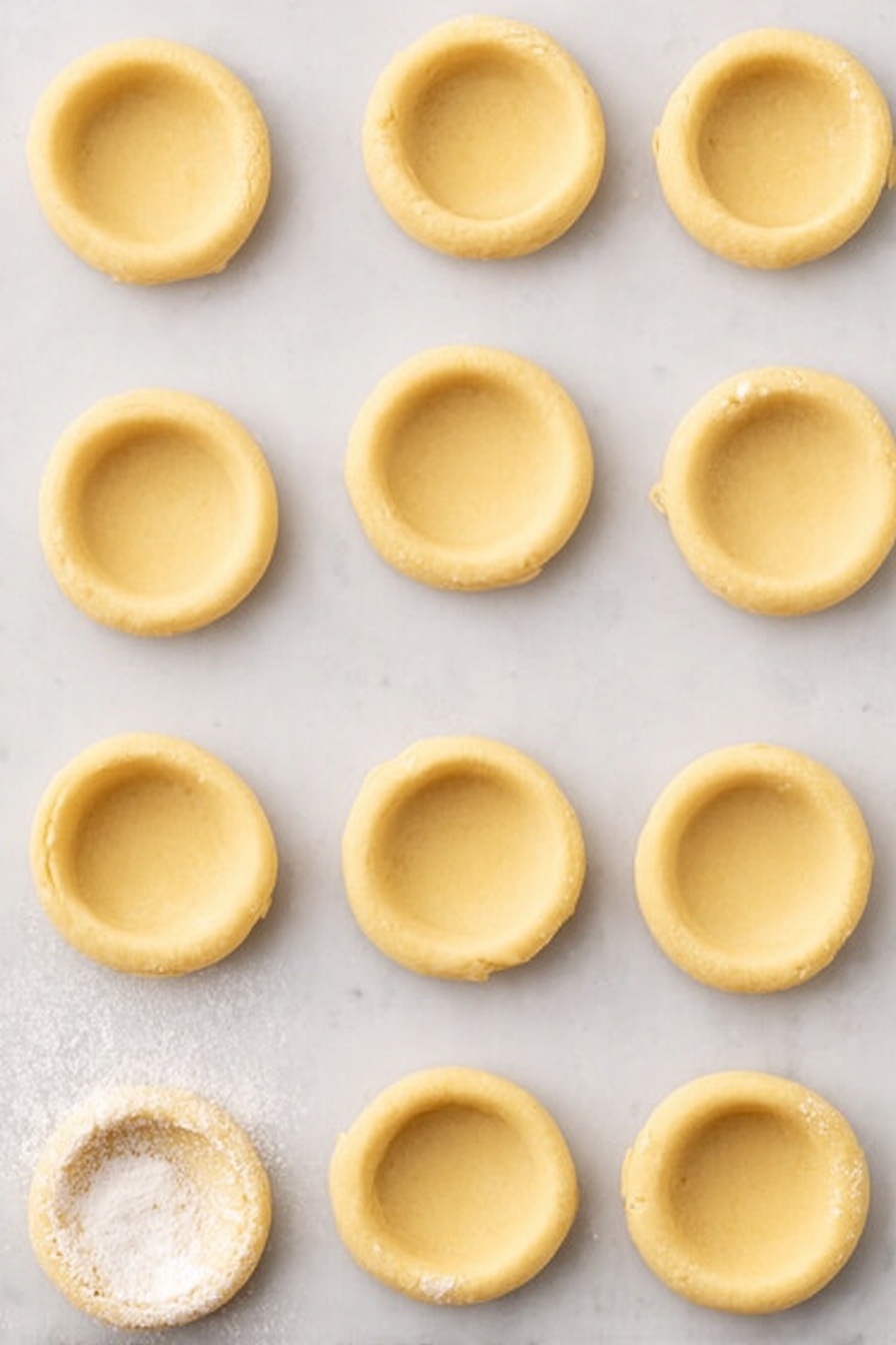 Thumbprint Cookies with Colored Icing Recipe - Step by Step Instructions