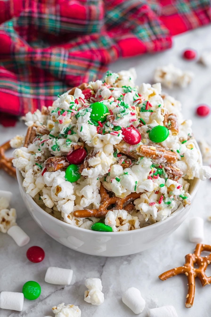 Christmas Popcorn Crunch Recipe - Serving Suggestion