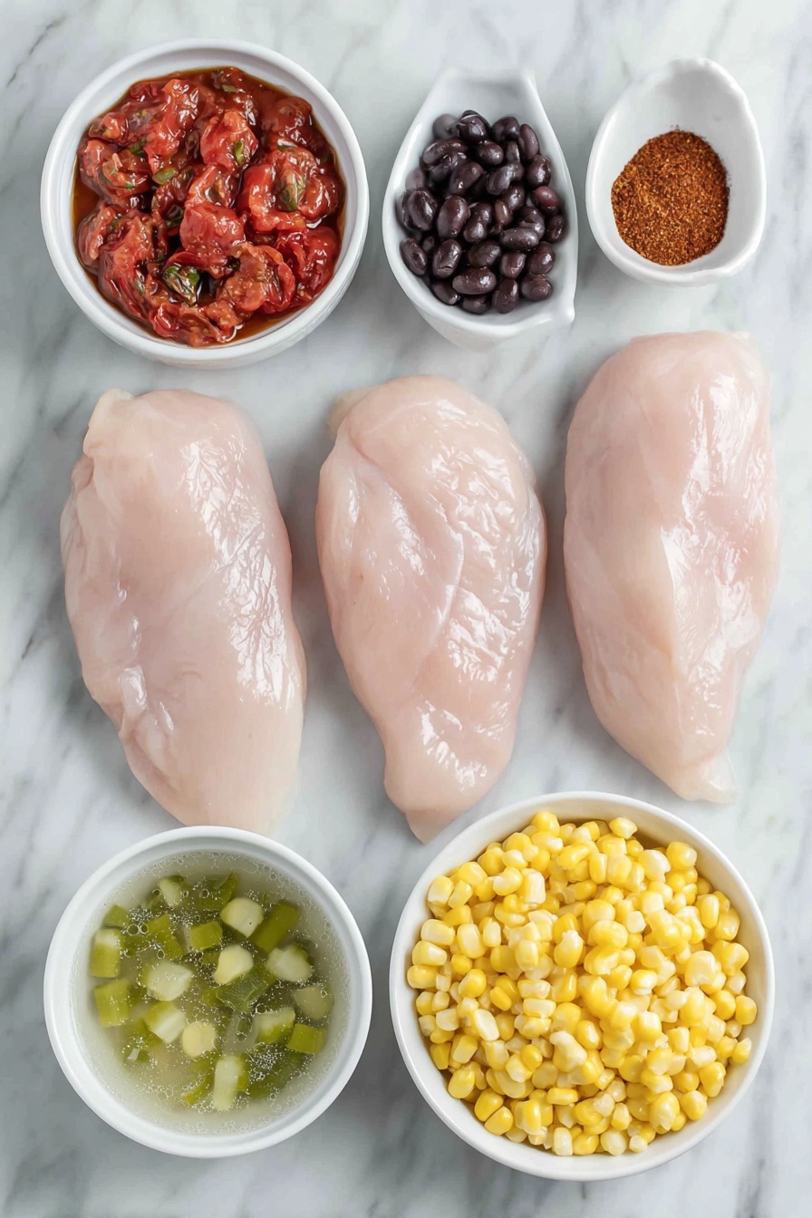 Slow Cooker Mexican Chicken Recipe - Ingredients