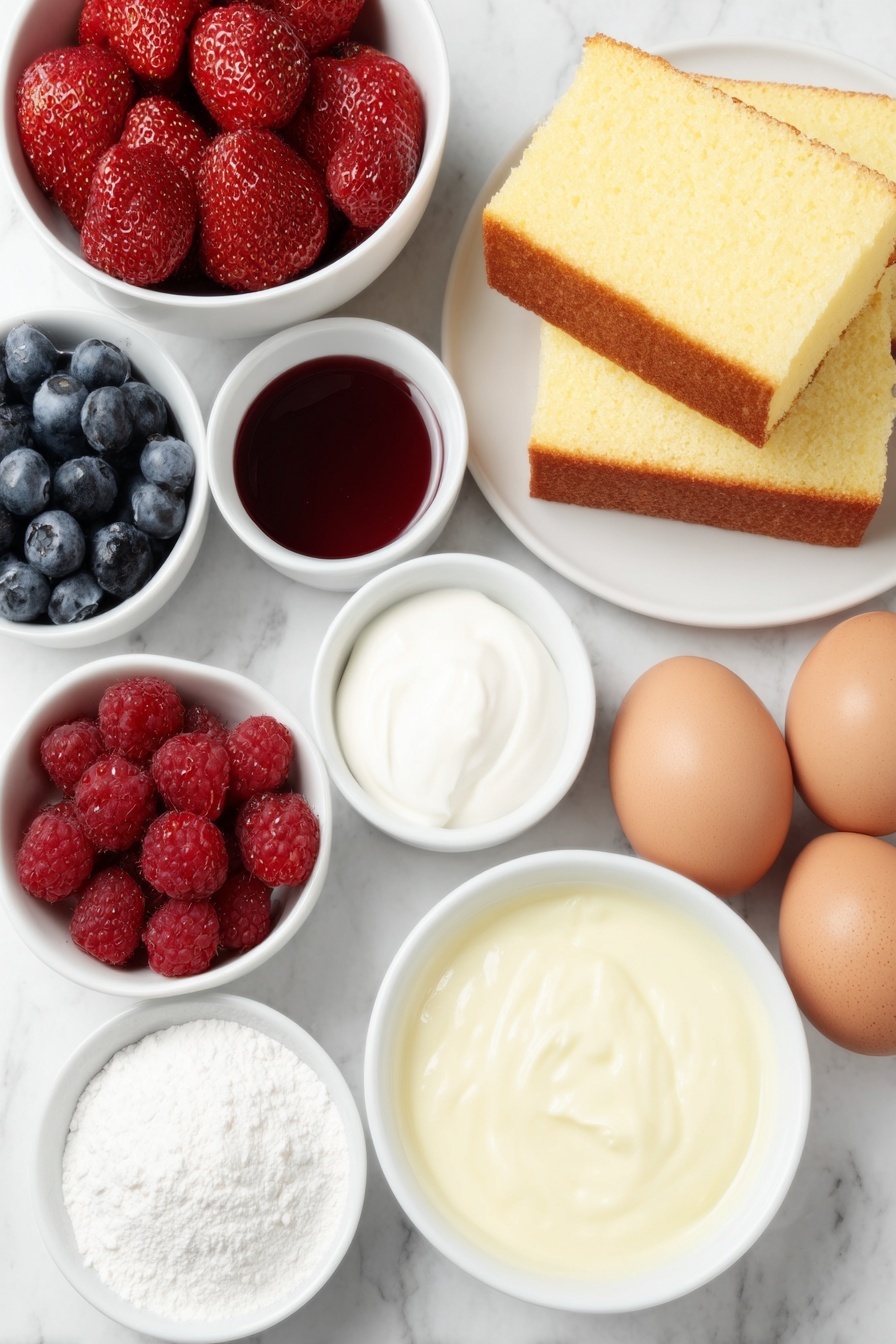 Festive Cranberry Trifle with Fresh Berries Recipe - Ingredients