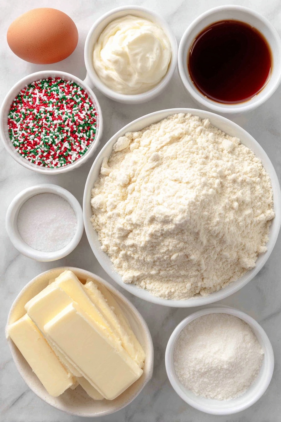 Christmas Sugar Cookie Recipe - Ingredients