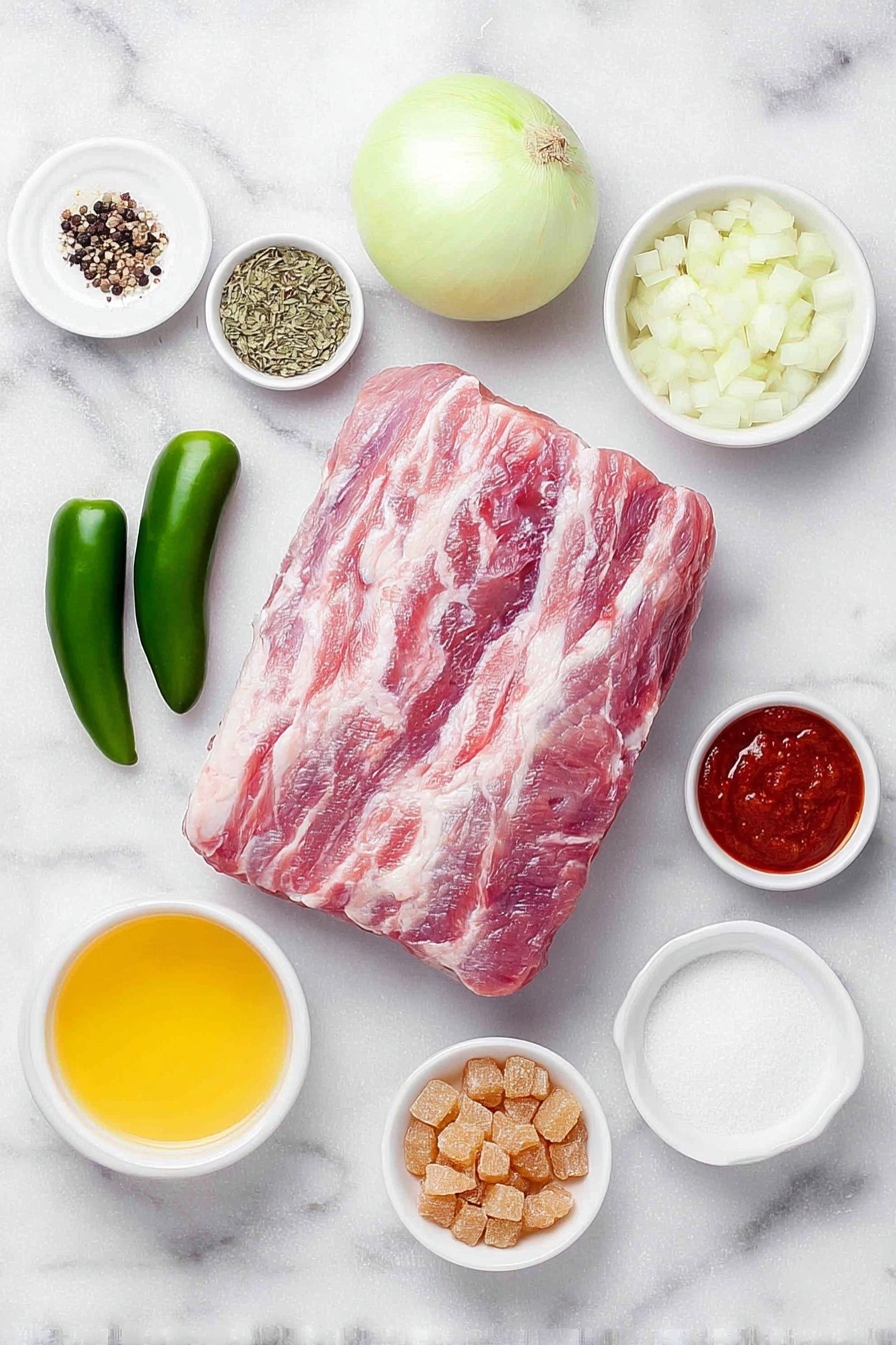 Slow Cooker Carnitas Recipe - Ingredients