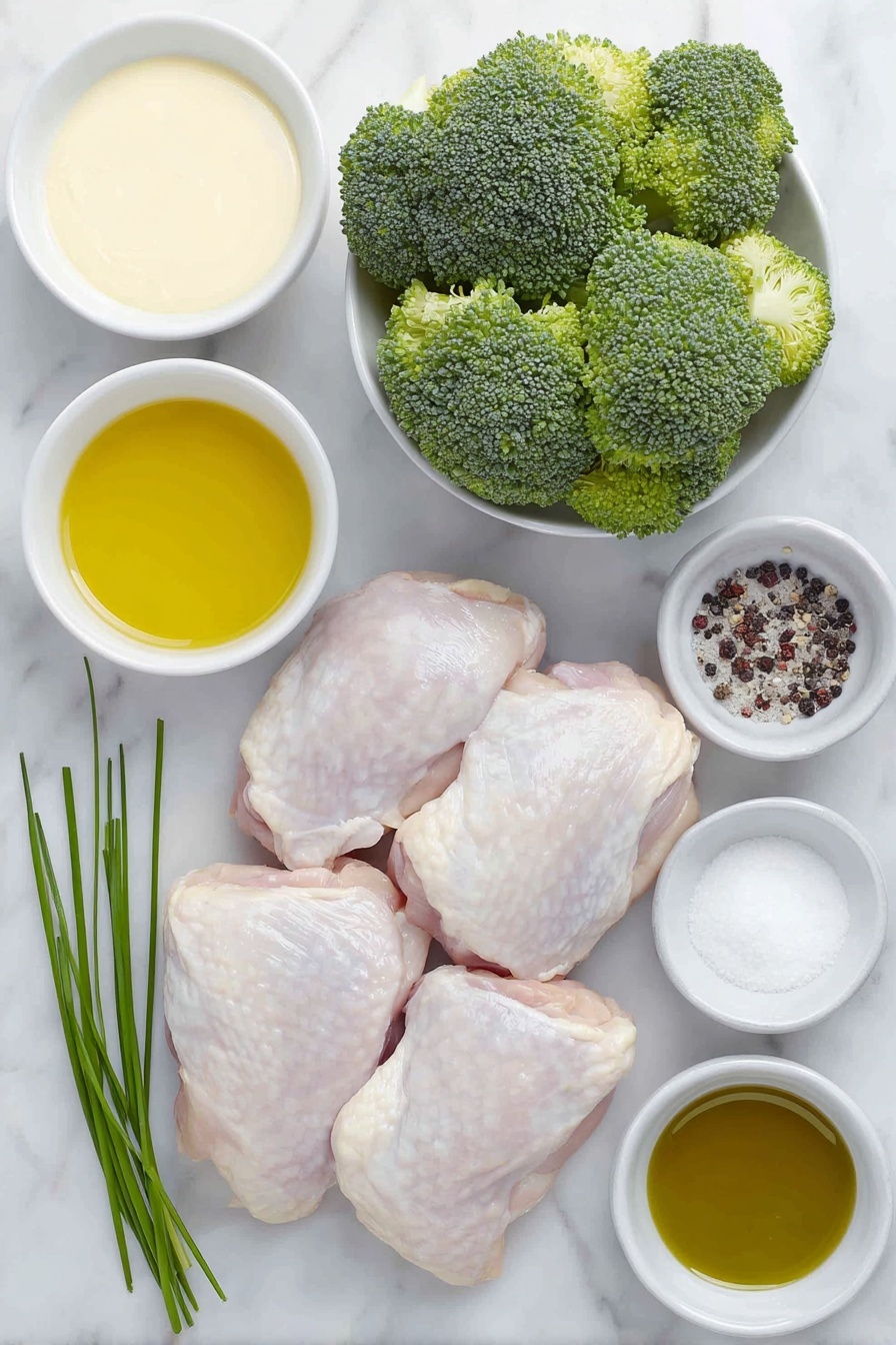 Honey Mustard Grilled Chicken and Broccoli Recipe - Ingredients