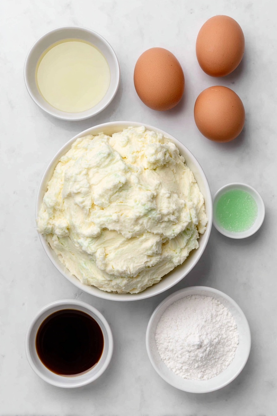 Grinch Cake Mix Cookies Recipe - Ingredients