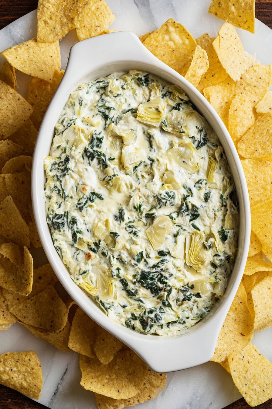 Creamy Spinach Artichoke Dip Recipe - Recipe Image